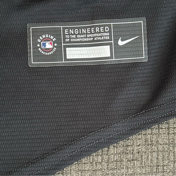 Nike Authentic Miami Marlins Luis Arraez MLB Baseball Black Jersey Men’s Sz: XXL - Picture 7 of 7